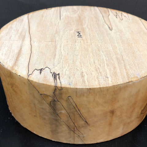 10"x4" KD Spalted Hard Maple Wood Bowl Turning Blank (#00126)