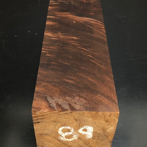3"x3"x10" KD Figured Walnut Wood Spindle Turning Blank (#0089)