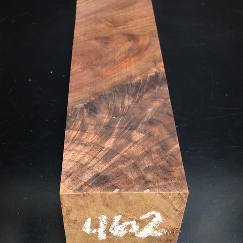 3"x3"x12" KD Figured Walnut Wood Spindle Turning Blank (#00462)