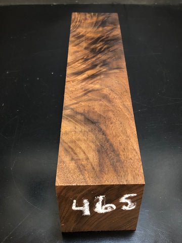 3"x3"x12" KD Figured Walnut Wood Spindle Turning Blank (#00465)