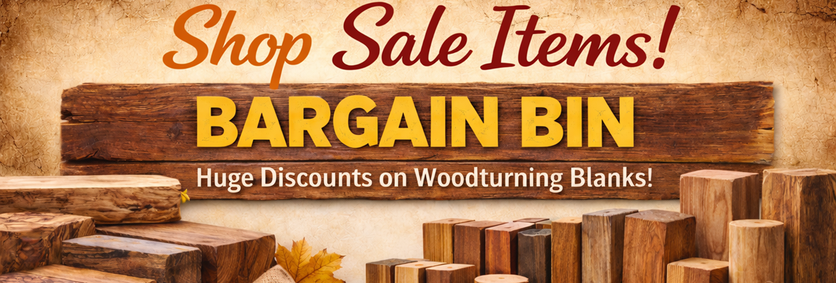 Bargain Bin woodturning blanks on sale