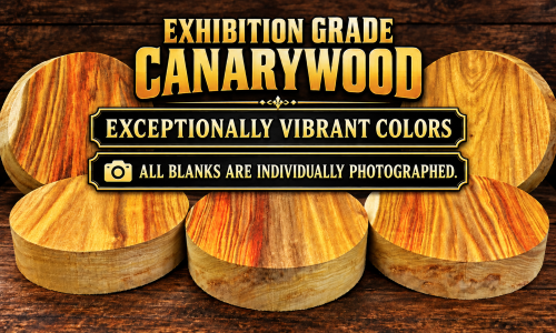 Kiln Dried Exhibition Grade Canarywood