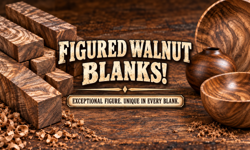 Kiln Dried Figured Walnut