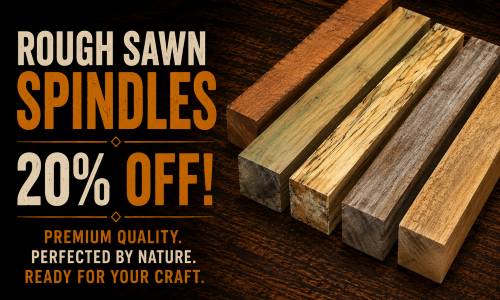 Kiln Dried Rough Sawn Spindles