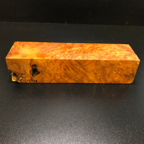 3"x3"x12 Thuya Burl Wood Turning Blank (#00296)