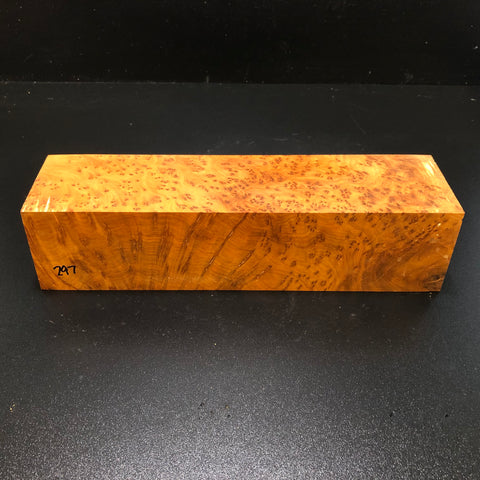 3"x3"x12 Thuya Burl Wood Turning Blank (#00297)