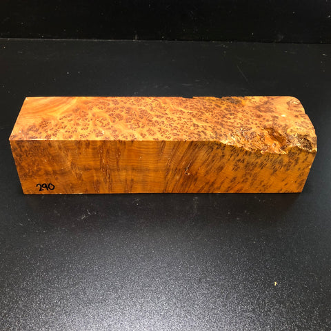 3"x3"x12 Thuya Burl Wood Turning Blank (#00290)
