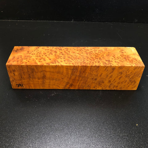 3"x3"x12 Thuya Burl Wood Turning Blank (#00291)