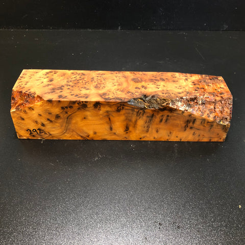 3"x3"x12 Thuya Burl Wood Turning Blank (#00292)