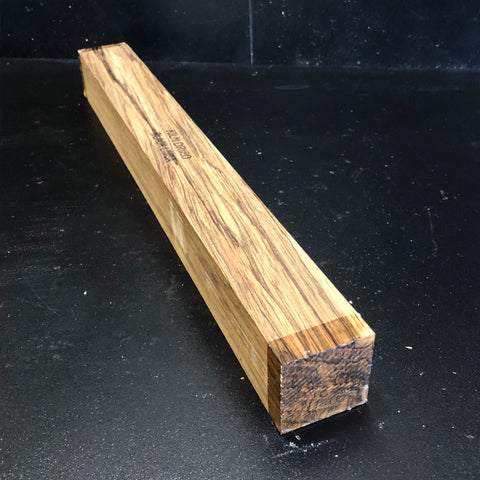2"x2"x18" KD Exhibition Grade Black Limba Wood Spindle Turning Blank (#0012)