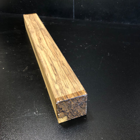 2"x2"x18" KD Exhibition Grade Black Limba Wood Spindle Turning Blank (#0015)