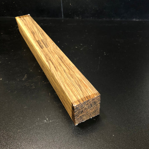 2"x2"x18" KD Exhibition Grade Black Limba Wood Spindle Turning Blank (#0016)