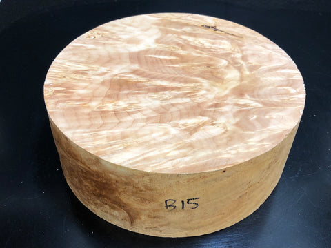 9"x3" KD Maple Burl Wood Bowl Turning Blank (#0015)