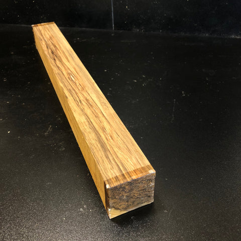 2"x2"x18" KD Exhibition Grade Black Limba Wood Spindle Turning Blank (#0017)
