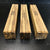 2"x2"x12" KD Exhibition Grade Black Limba (3pcs) Wood Spindle Turning Blank (#0023)