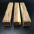 2"x2"x12" KD Exhibition Grade Black Limba (3pcs) Wood Spindle Turning Blank (#0025)