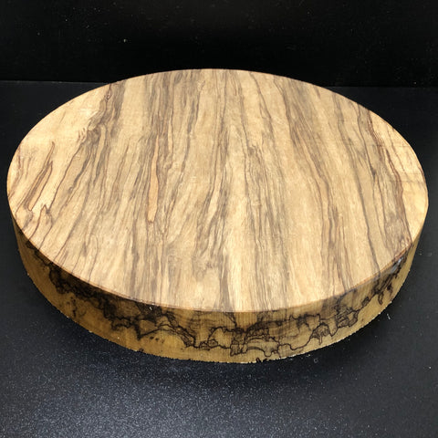 13"x2" KD Exhibition Grade Black Limba Wood Bowl Turning Blank (#00836)