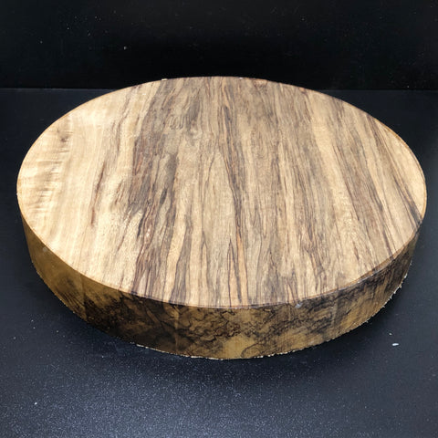 13"x2" KD Exhibition Grade Black Limba Wood Bowl Turning Blank (#00837)