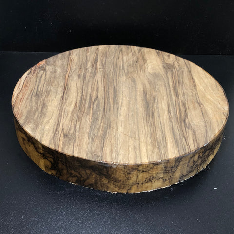 13"x2" KD Exhibition Grade Black Limba Wood Bowl Turning Blank (#00838)