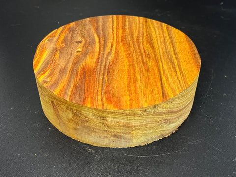 7"x2" KD Exhibition Grade Canarywood Wood Bowl Turning Blank (#00215)
