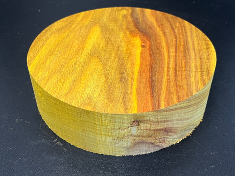 7"x2" KD Exhibition Grade Canarywood Wood Bowl Turning Blank (#00216)