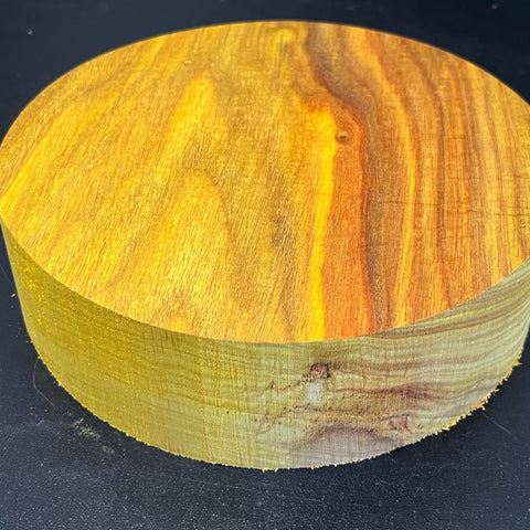 7"x2" KD Exhibition Grade Canarywood Wood Bowl Turning Blank (#00216)