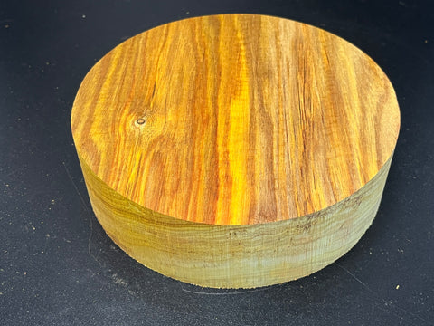 7"x2" KD Exhibition Grade Canarywood Wood Bowl Turning Blank (#00217)