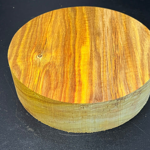 7"x2" KD Exhibition Grade Canarywood Wood Bowl Turning Blank (#00217)