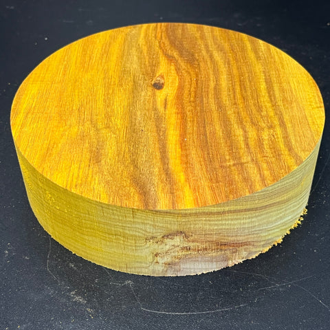 7"x2" KD Exhibition Grade Canarywood Wood Bowl Turning Blank (#00219)