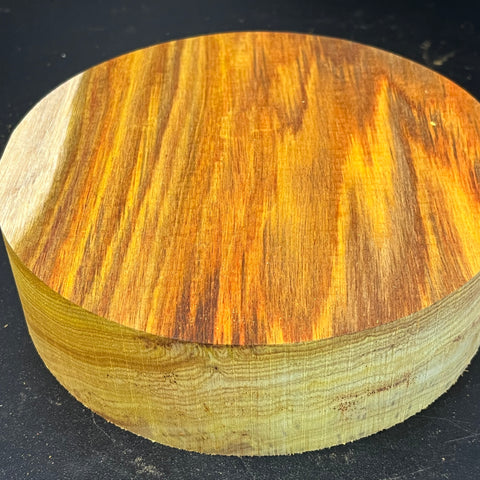 7"x2" KD Exhibition Grade Canarywood Wood Bowl Turning Blank (#00222)