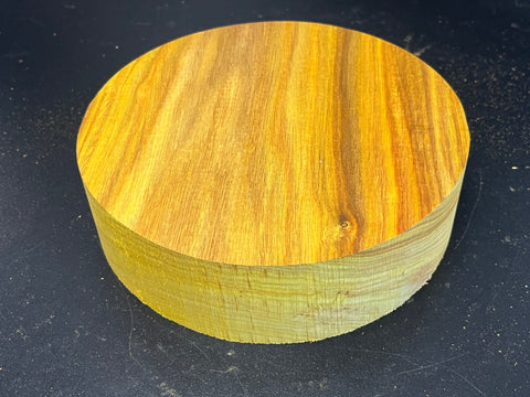 7"x2" KD Exhibition Grade Canarywood Wood Bowl Turning Blank (#00224)
