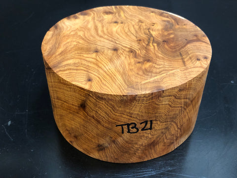 6"x3" Thuya Burl Wood Bowl Turning Blank (#0021)