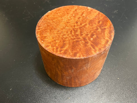 5"x4" KD Pomelle Sapele Wood Bowl Turning Blank (#0038)