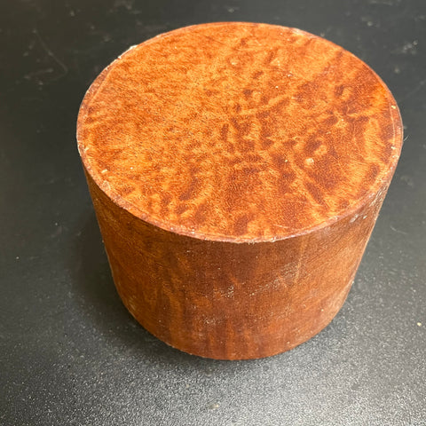 5"x4" KD Pomelle Sapele Wood Bowl Turning Blank (#0038)