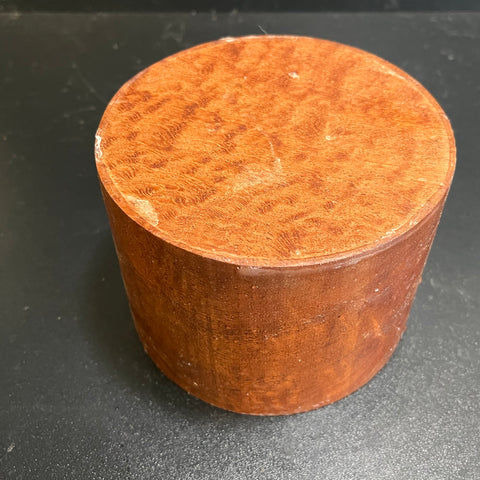 5"x4" KD Pomelle Sapele Wood Bowl Turning Blank (#0039)