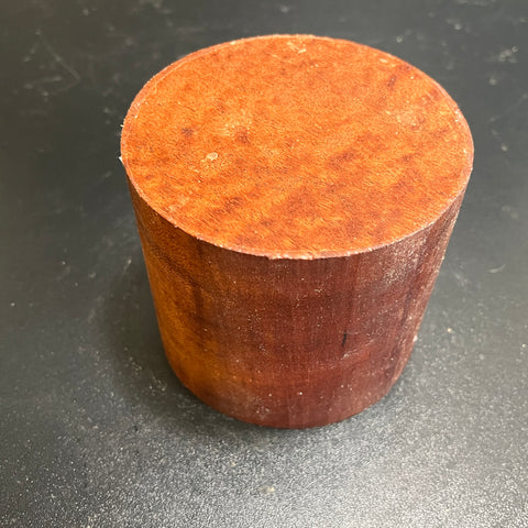 4"x4" KD Pomelle Sapele Wood Bowl Turning Blank (#0040)