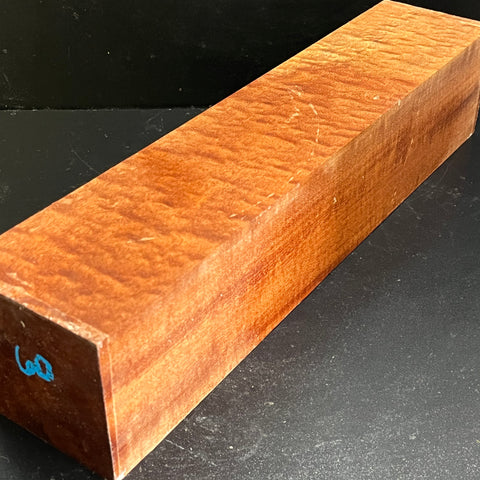 4"x4"x18" KD Pomelle Sapele Wood Spindle Turning Blank (#0060)