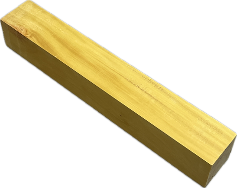 1.5"x1.5"x18" KD Yellowheart Wood Spindle Turning Blank