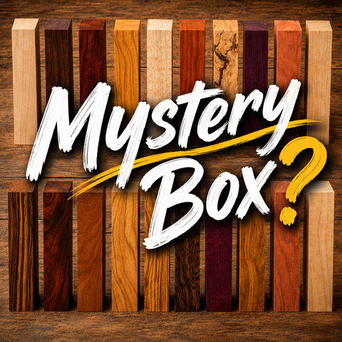 Mystery Box of Spindle Blanks $350+ dollar value and free shipping! All KD Exotics and Domestics Satisfaction Guranteed!