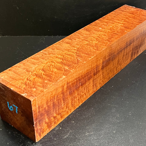 4"x4"x18" KD Pomelle Sapele Wood Spindle Turning Blank (#0067)