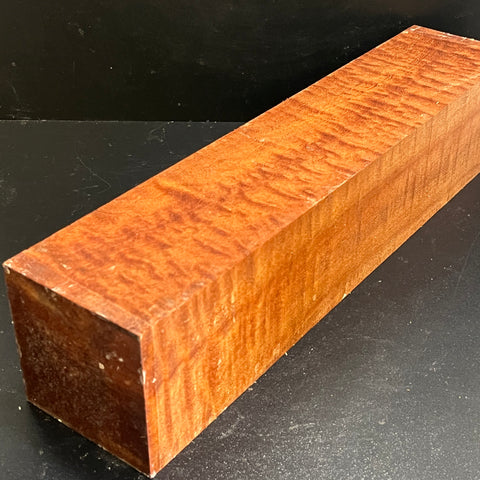 4"x4"x18" KD Pomelle Sapele Wood Spindle Turning Blank (#0068)