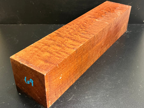 4"x4"x18" KD Pomelle Sapele Wood Spindle Turning Blank (#0069)