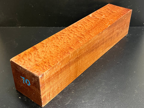 4"x4"x18" KD Pomelle Sapele Wood Spindle Turning Blank (#0070)