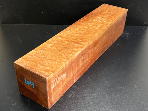 4"x4"x18" KD Pomelle Sapele Wood Spindle Turning Blank (#0064)
