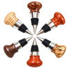 6 pack Chrome Bottle Stopper Kit