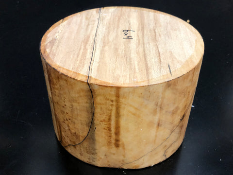 6"x4" KD Spalted Hard Maple Wood Bowl Turning Blank (#00106)