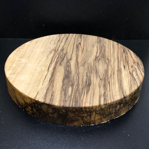 13"x2" KD Exhibition Grade Black Limba Wood Bowl Turning Blank (#00840)