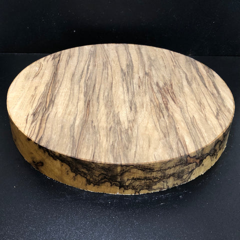 13"x2" KD Exhibition Grade Black Limba Wood Bowl Turning Blank (#00842)