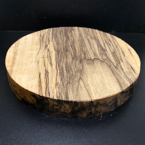 13"x2" KD Exhibition Grade Black Limba Wood Bowl Turning Blank (#00843)