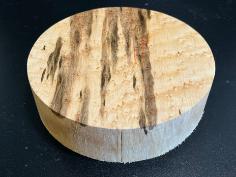 7"x2" KD Exhibition Grade Birdseye Maple Wood Bowl Turning Blank (#00905)